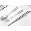 07c48b95eb35a9511d273d7d3a17f081.webp Stainless Steel Chopstick Fork Spoon Set