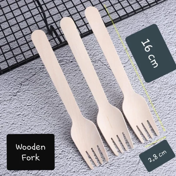 Disposable Wooden Cutlery Set