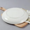 Pure White Ceramic Deep Plate