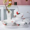 my-11134207-7r992-lu7juey1h6gta3.webp QOMO Rooster Ceramic Bowl Plate Set