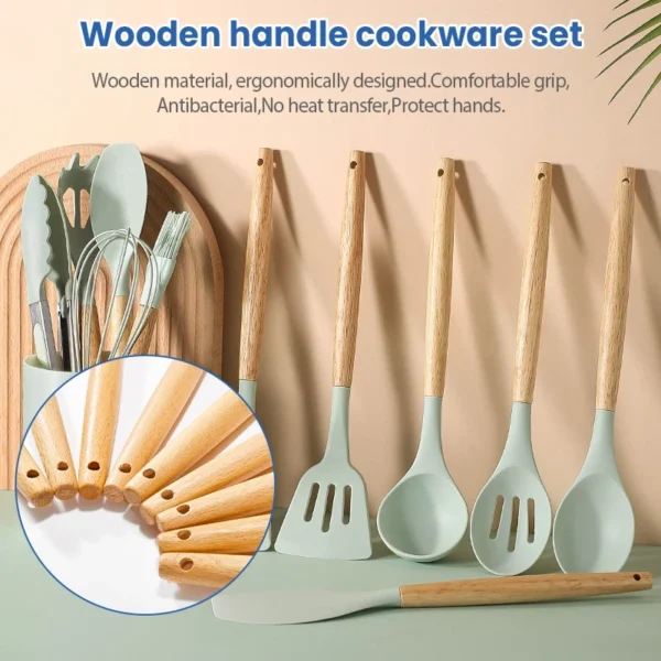 my-11134207-7rasg-m6q6wdp3lhk6c4.webp MEEVIDA 12Pcs Silicone Kitchen Utensil Set