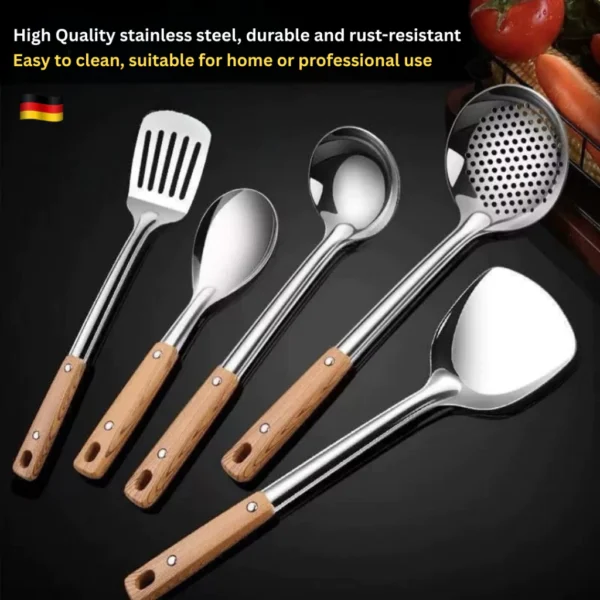 my-11134207-7rasl-m9x13etyoixx3d.webp 5pcs Stainless Steel Kitchen Utensil Set