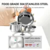 my-11134207-820ld-mp1zwmq2roqo3e.webp SUPVIBE 19Pcs Stainless Steel Cookware Set