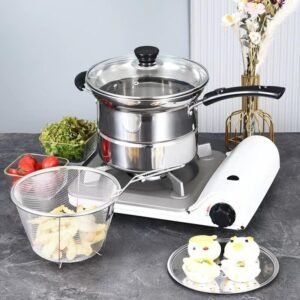 4Pcs 22cm Multifunction Steam Cooking Pot