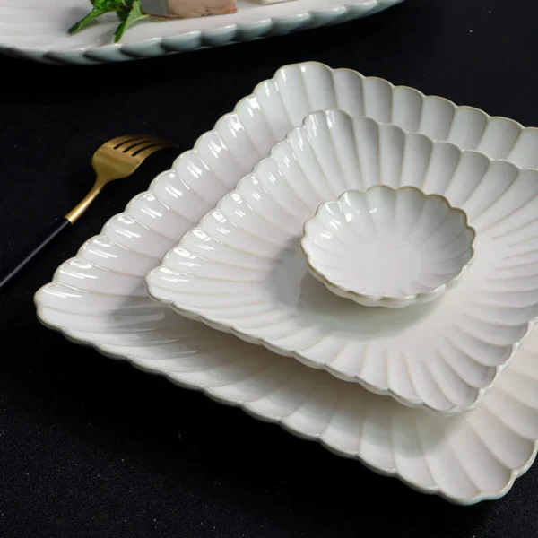 Japanese Ceramic Tableware Plate Set