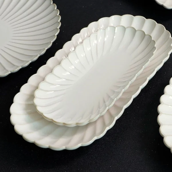Japanese Ceramic Tableware Plate Set