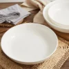 White Porcelain Deep Serving Plate