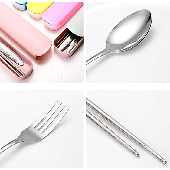 sg-11134201-8258b-mqj859drryte1a.webp Stainless Steel Chopstick Fork Spoon Set