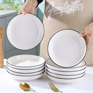 CK Ceramic Stoneware Serving Plate