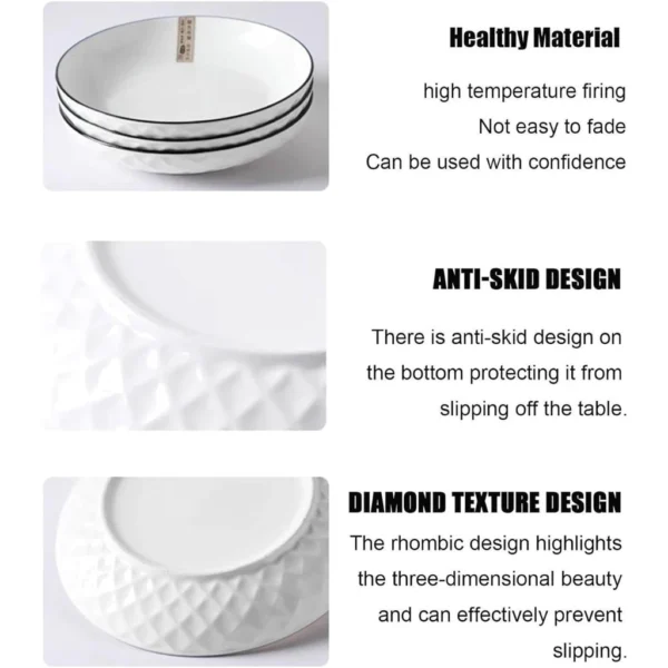 CK Ceramic Stoneware Serving Plate