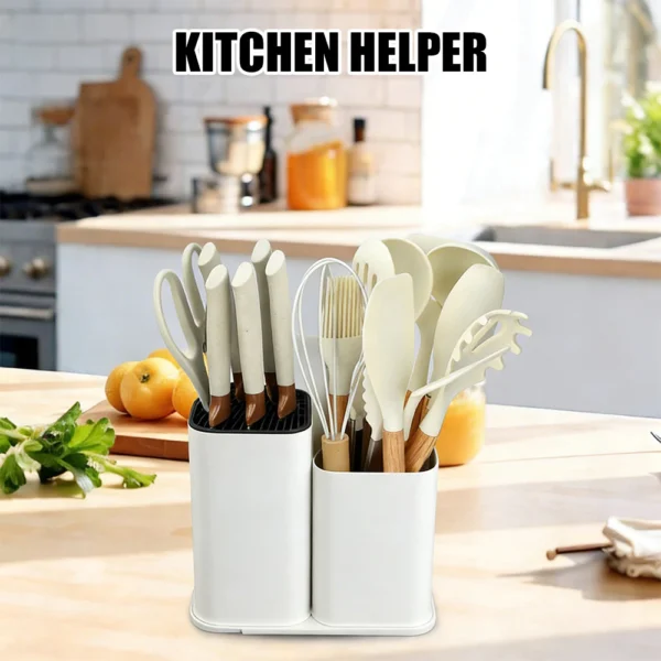 MOKETA 19Pcs Silicone Kitchen Utensil Set